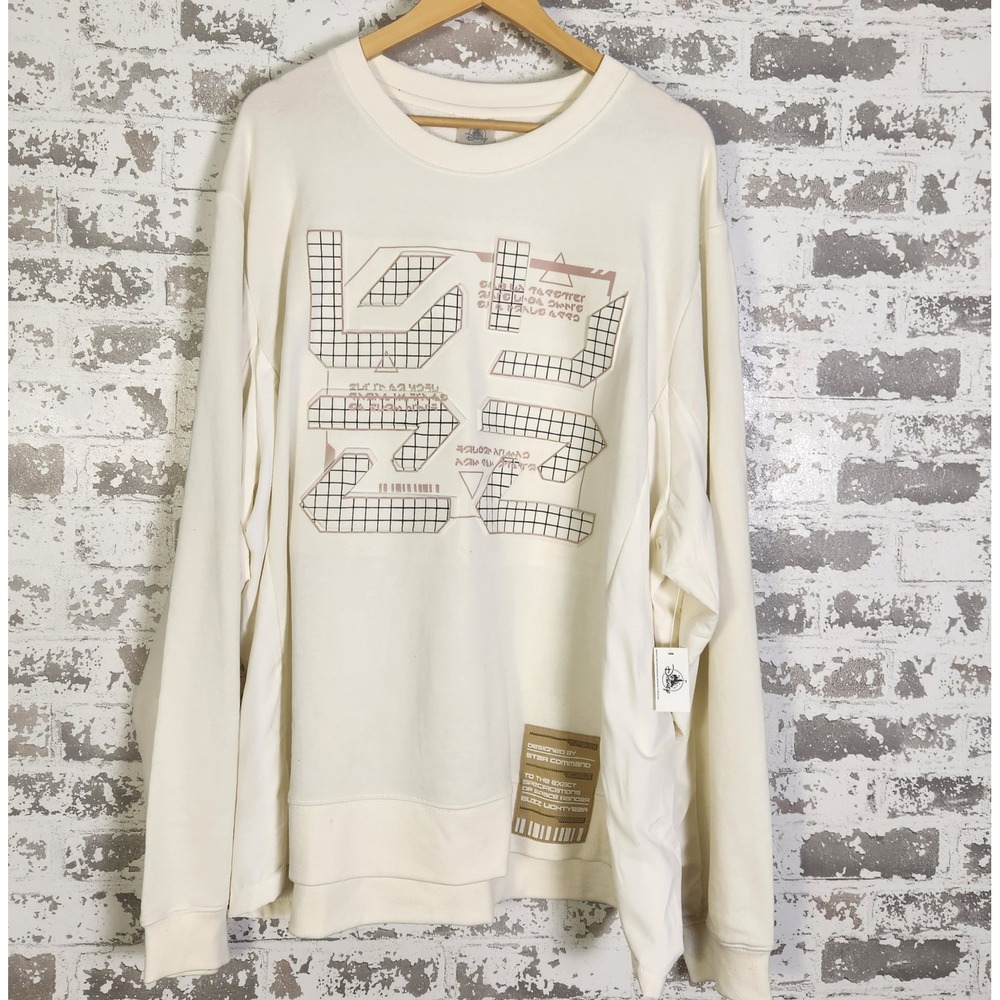 Disney Space Ranger Buzz Lightyear Star Command Long Sleeve‎ Sweatshirt XX Large